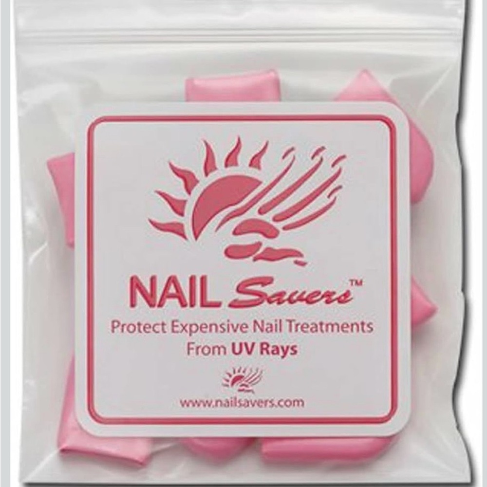 Pink Nail Savers UV Protection